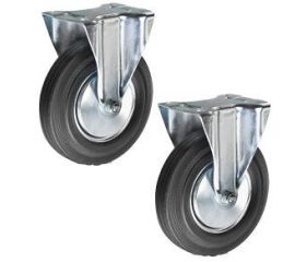 Колеса неповоротные (резина)