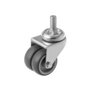 Колесо аппаратное поворотное SCtnd 25 50 мм двойное с болтом