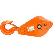 Блок монтажный однорольный с  крюком TOR 5 т с откидной щекой (S)*