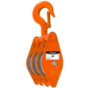 Блок шкивовый трехрольный с крюком  , D каната 7 - 9 мм, СибТаль