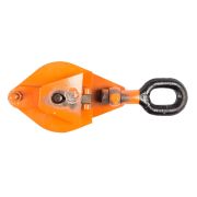 Блок монтажный однорольный с ушком TOR 0,5 т с откидной щекой (T)