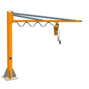 Кран консольный поворотный ручной TOR PSJ44050 500 кг, высота 4 м, стрела 4 м